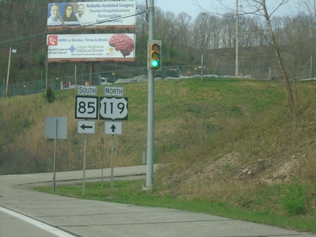 US-119 North at WV-85 South