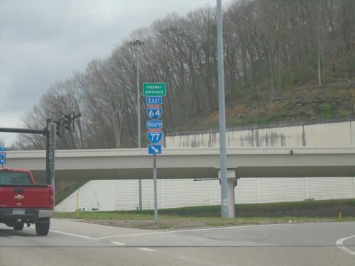 WV-114 North at I-64 East/I-77 South