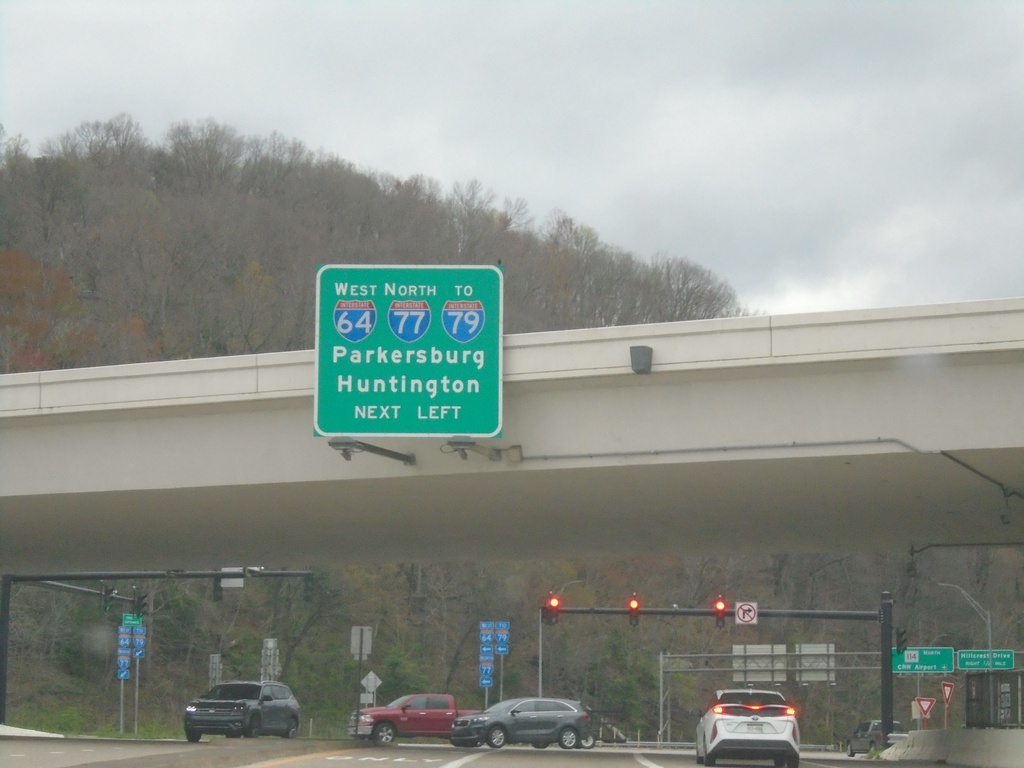 WV-114 North at I-77 North/I-64 West/To I-79