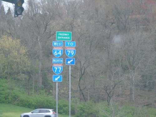 WV-114 North at I-77 North/I-64 East/To I-79