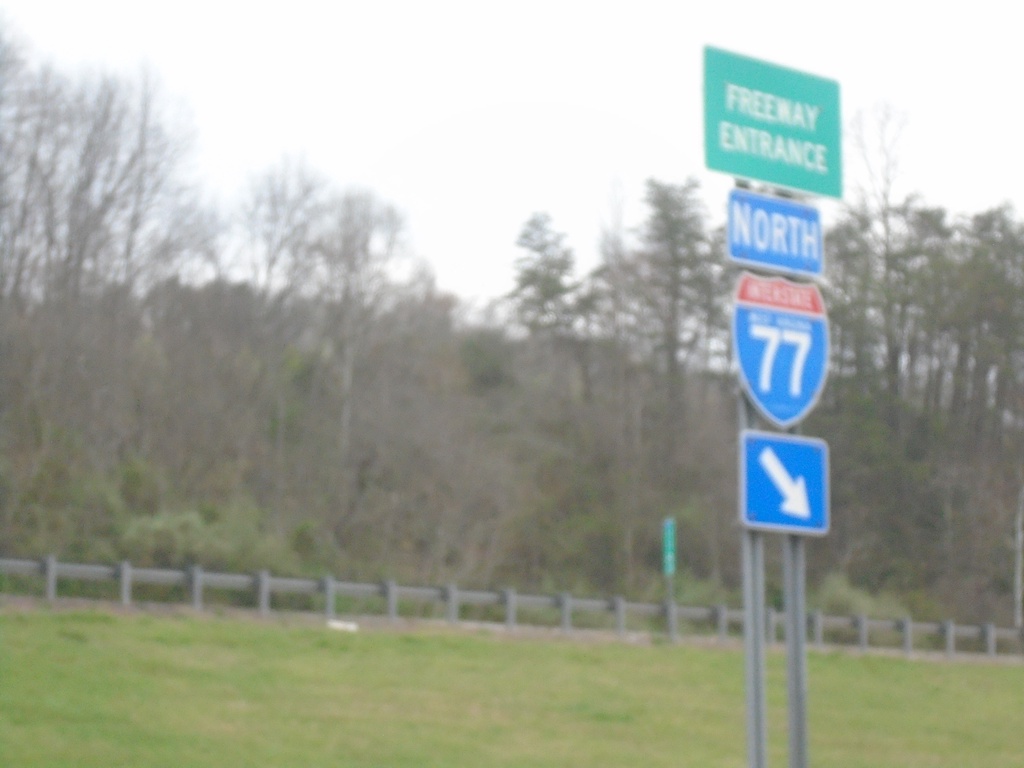 I-77 North - Freeway Entrance