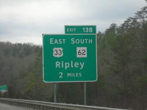 I-77 North - Exit 138
