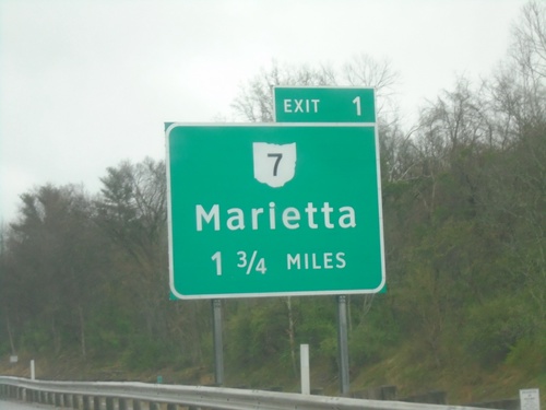 I-77 North Approaching Exit 1