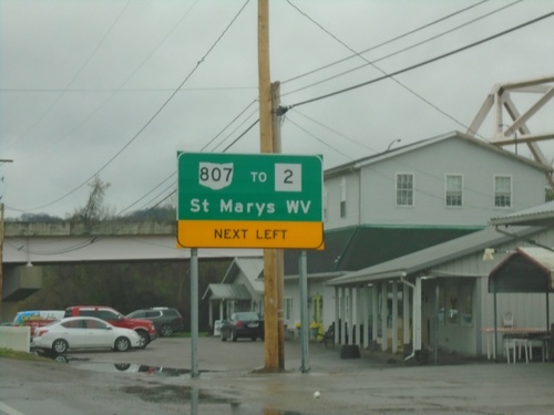 OH-7 North Approaching OH-807/To WV-2