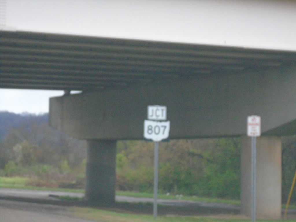 OH-7 North Approaching OH-807