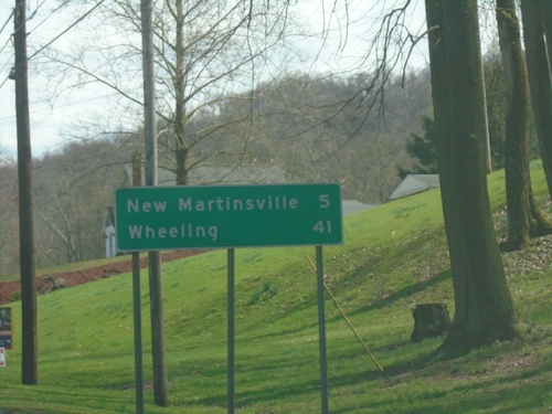 WV-2 North - Distance Marker