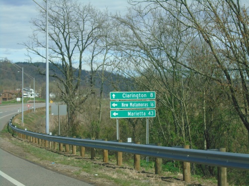 New Martinsville Bridge at OH-7