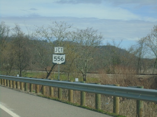 OH-7 North Approaching OH-556