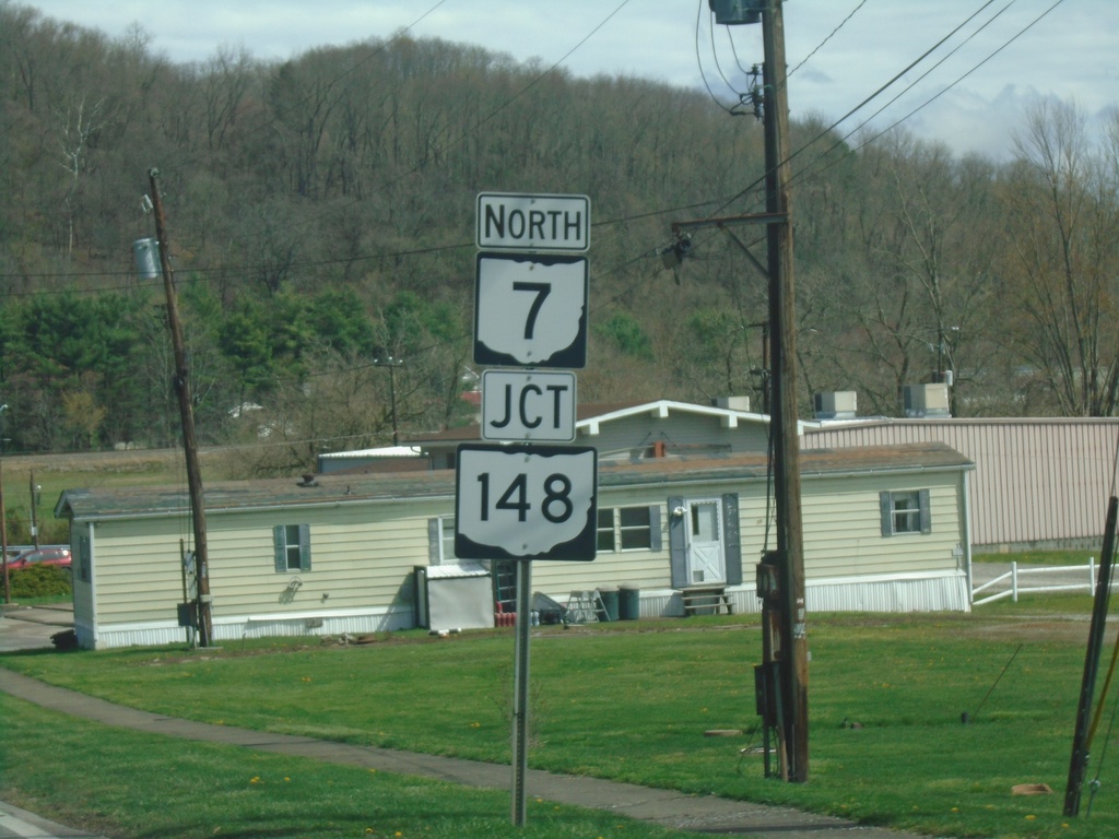 OH-7 North Approaching OH-148