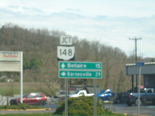 OH-7 North Approaching OH-148