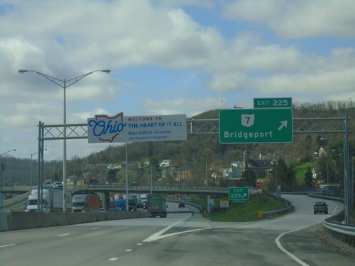 I-70 West - Exit 225 / Welcome To Ohio