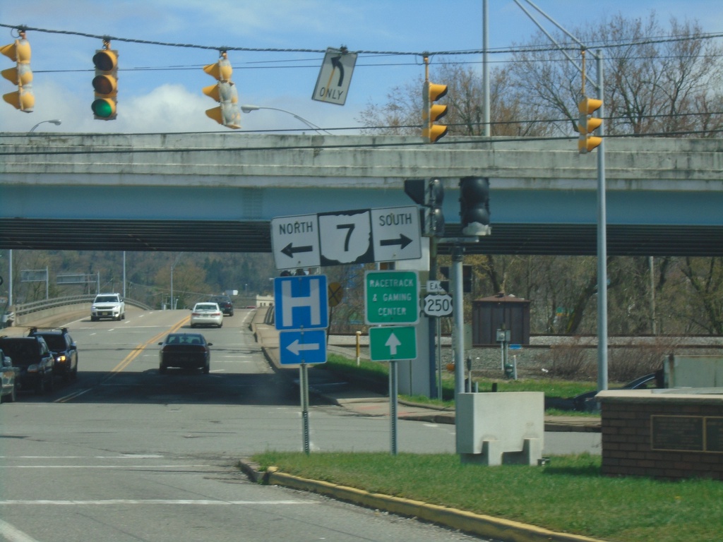 US-40 East at US-250/OH-7