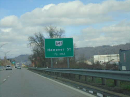 OH-7 North Approaching OH-647