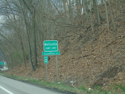 OH-7 North - Enter Columbiana County / Wellsville