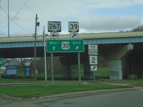 OH-7 North/OH-39 East at US-30/OH-267