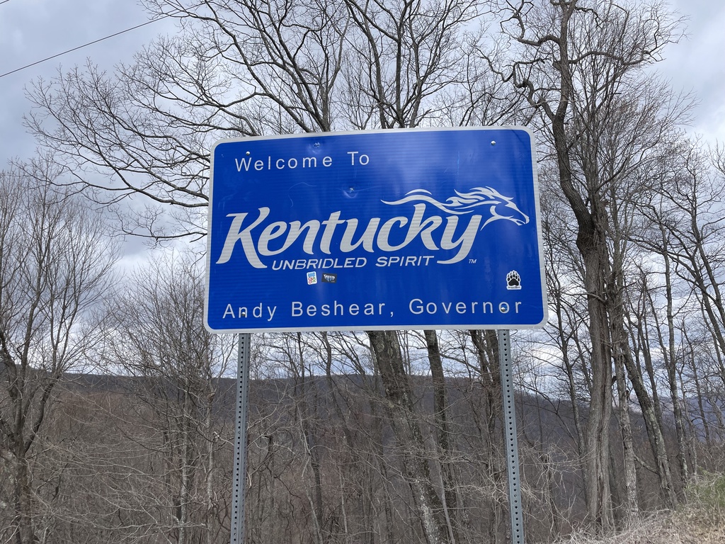 KY-160 West - Welcome To Kentucky