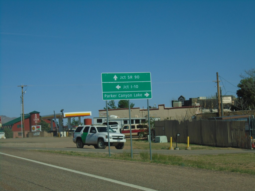 AZ-82 East Approaching AZ-83