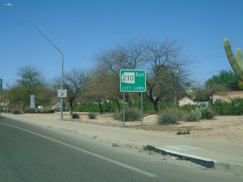 Broadway Blvd. West Approaching AZ-210