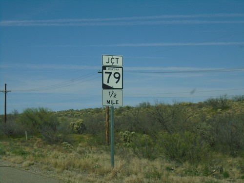 AZ-77 North Approaching AZ-79