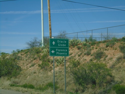 AZ-77 North at AZ-79