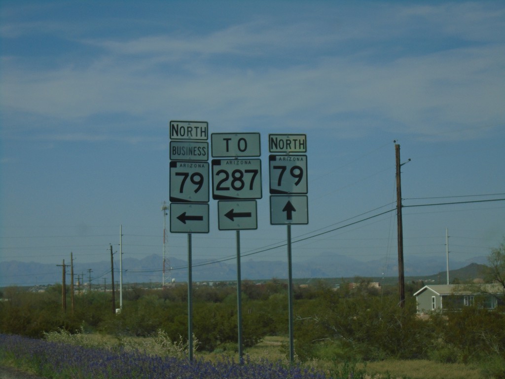 AZ-79 North at Bus. AZ-79/AZ-287