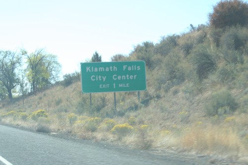 US-97 South - Klamath Falls City Center Exit