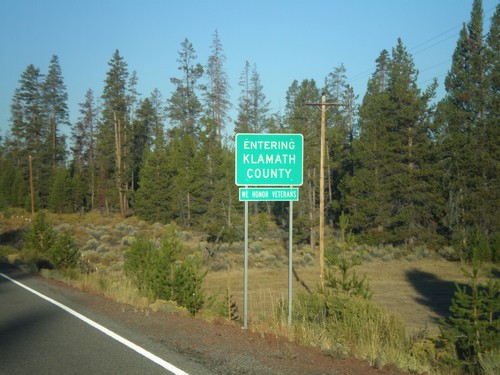 Silver Lake Road - Entering Klamath County