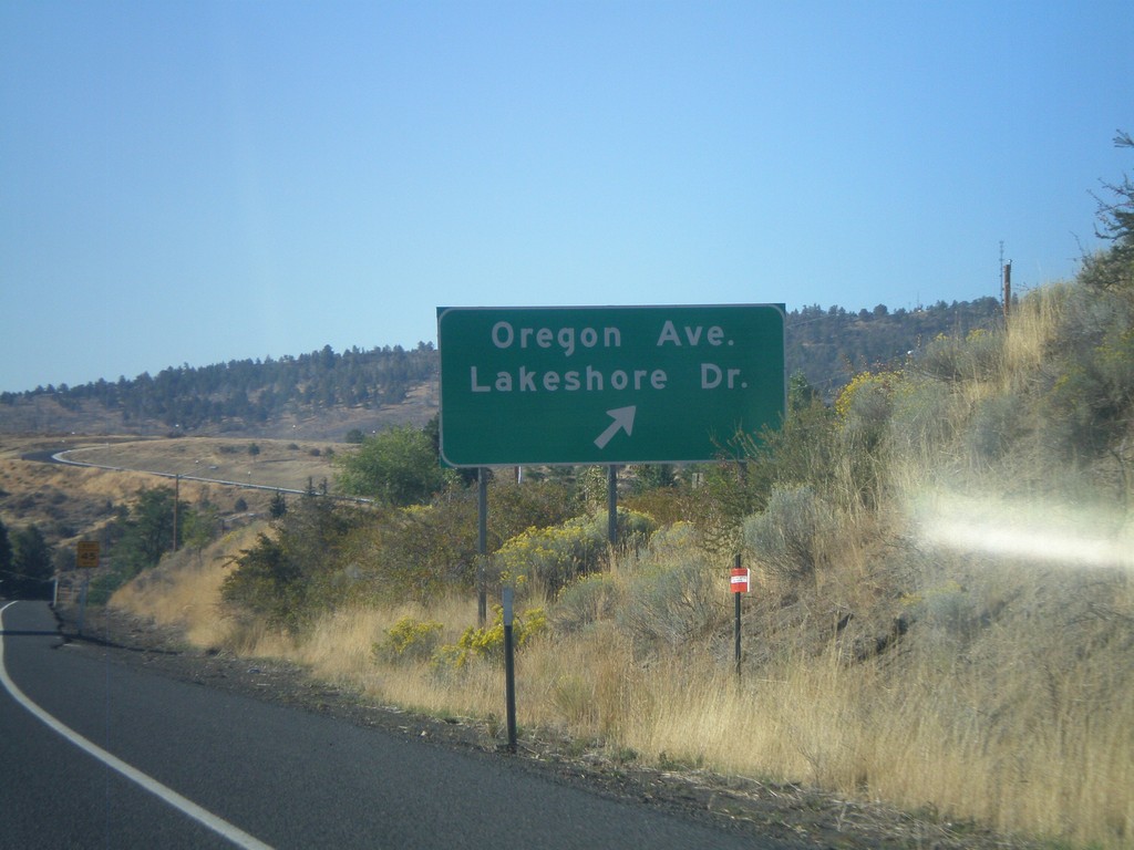 US-97 South at Oregon Ave./Lakeshore Drive Exit