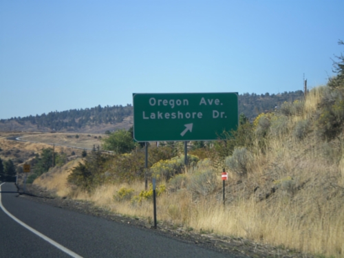 US-97 South at Oregon Ave./Lakeshore Drive Exit