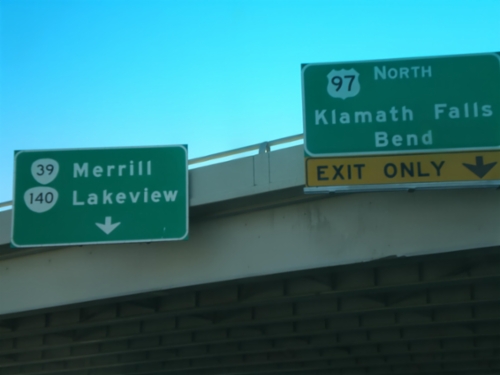 OR-140 East at US-97 North