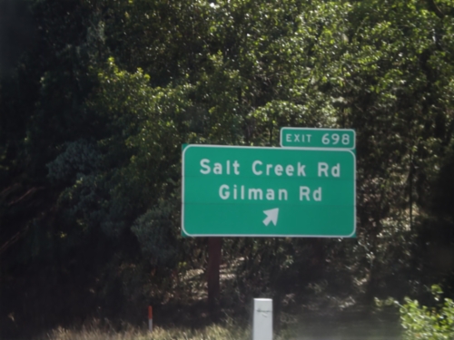 I-5 South - Exit 698