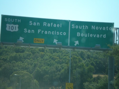 End CA-37 West at US-101