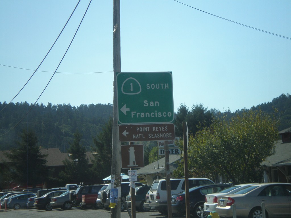 CA-1 South in Point Reyes Station