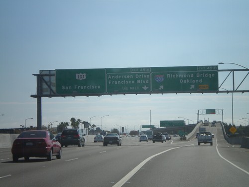 US-101 South - Exits 451B and 451A