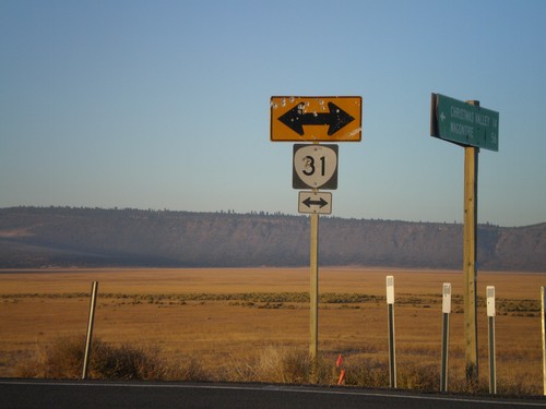 Christmas Valley-Wagontire Road at OR-31