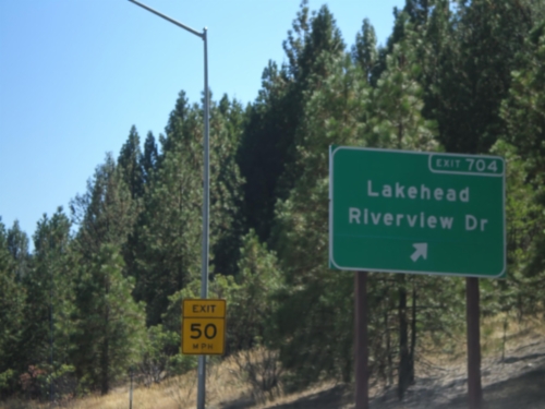 I-5 South - Exit 704