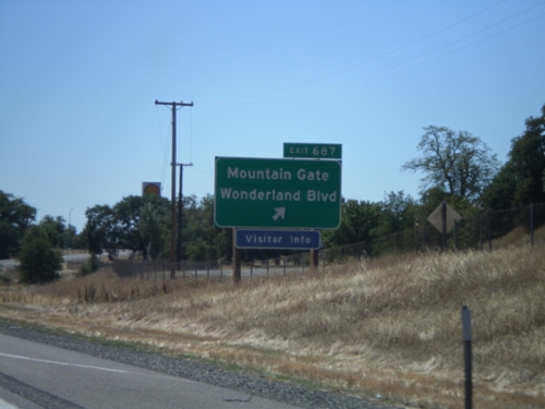 I-5 South - Exit 697