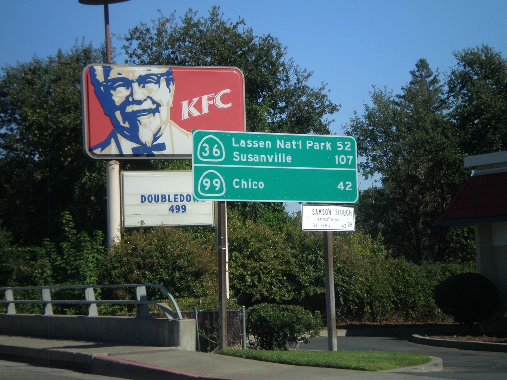 CA-36 East - Distance Marker