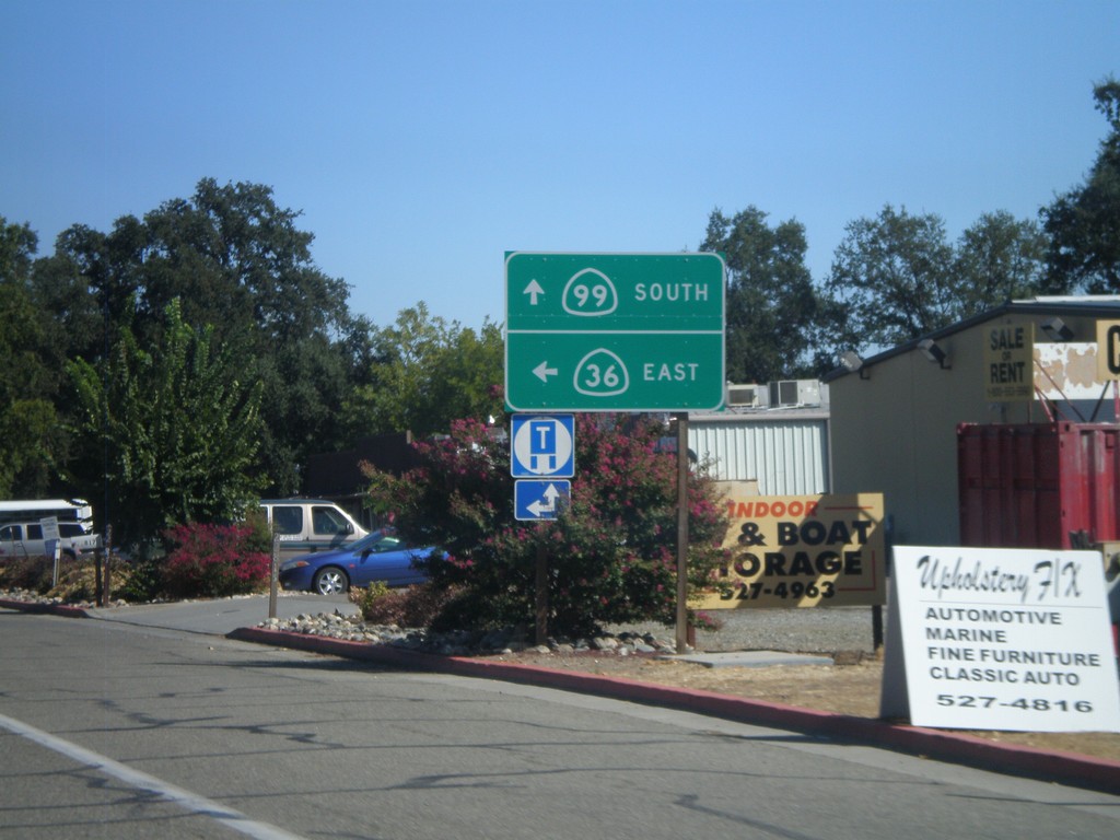 CA-36 East at CA-99