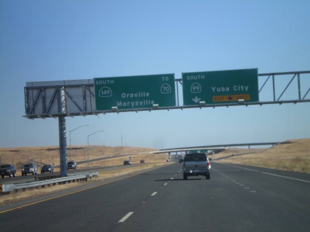 CA-99 South Approaching CA-149