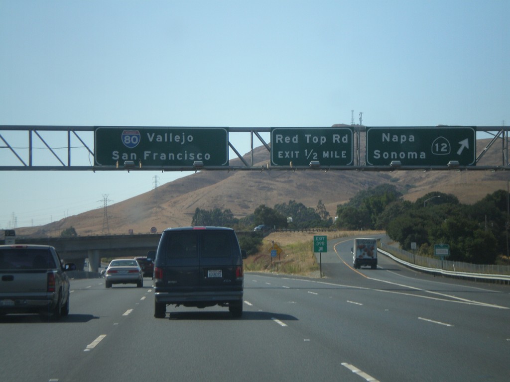 I-80 West - Exits 39B and 39A