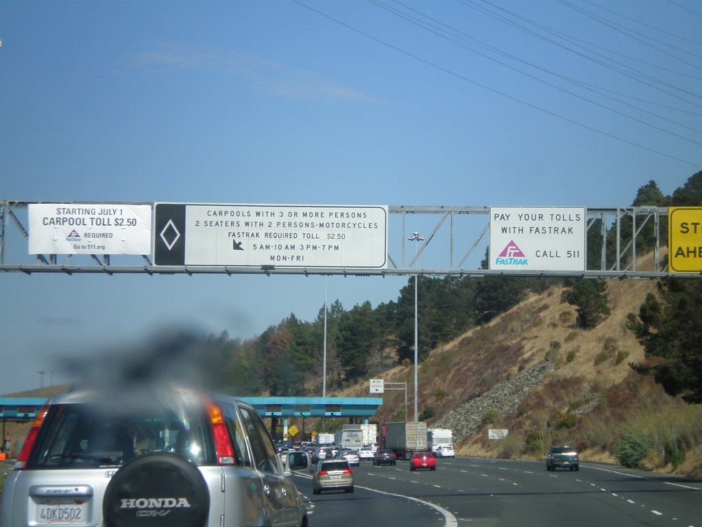 I-80 East - Carquinez Bridge Toll Plaza