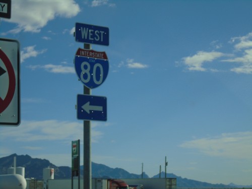 Bonneville Speedway Road at I-80 West