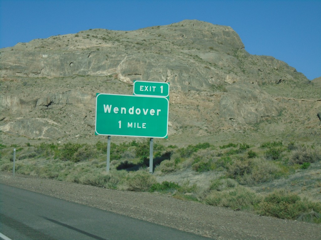 I-80 West - Exit 1