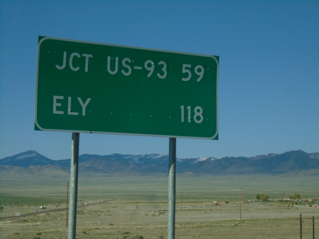 US-93 Alt. South - Distance Marker