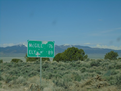 Alt. US-93 South - Distance Marker