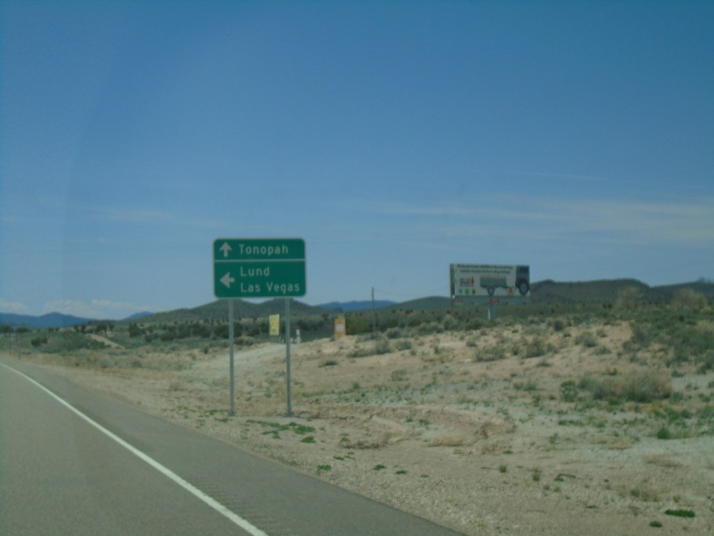 US-6 West Approaching NV-318