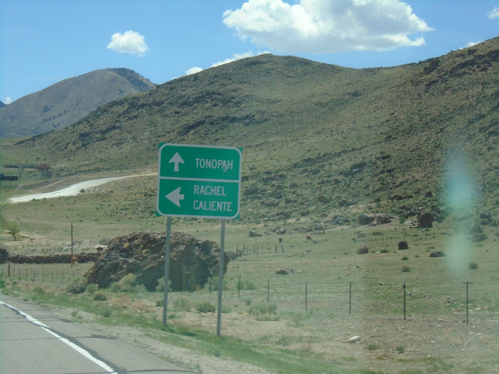 US-6 West at NV-375 South