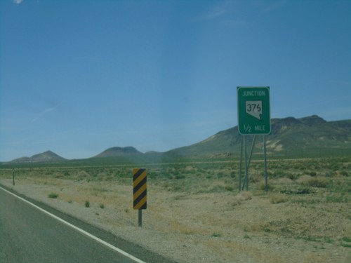 US-6 West Approaching NV-375 North