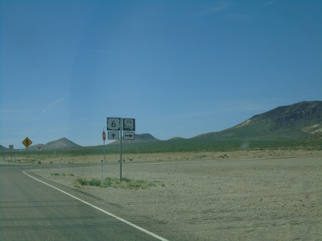 US-6 West at NV-376 North